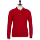 Knitted polo "Oxton Sportshirt" made of fine Scottish 1-Ply cashmere