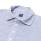 Exklusiv für Michael Jondral: Langarm-Poloshirt "Five" aus Leinen und Baumwolle
