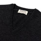 Sweater "Oxton Vee" made from fine Scottish 1 Ply Cashmere