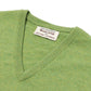 Pullover "Oxton Vee" aus feinem schottischen 1 Ply-Kaschmir