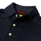 Poloshirt "Mastroianni" aus feinem Leinen-Jersey - Handarbeit