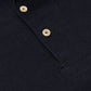 Poloshirt "Mastroianni" aus feinem Leinen-Jersey - Handarbeit