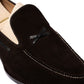 Loafer "X-Croc" aus dunkelbraunem Rauhleder - reine Handarbeit