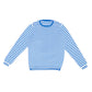 Crew-Neck Sweater "Somerset Stripe" made of pure Cotton
