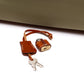 Taschen-Koffer "Soft Traveller" aus Felisi-Nylon und Sattelleder - Handarbeit