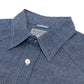 Western Shirt "Short-Sleeve Barn" made from Japanese Cotton Chambray - Japanese Item
