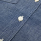 Western Shirt "Short-Sleeve Barn" made from Japanese Cotton Chambray - Japanese Item
