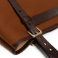 Bag "New Office Tote" made from Cotton Canvas and Saddle Leather - handmade