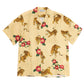 Nipoaloha x MJ: Aloha-Shirt "Tiger & Camellia" aus reiner Seide - Japanese Item