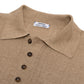 Strickpolo "Emilio" aus Seide & Leinen - Handarbeit