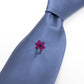 Tie "Fiore 10-Pieghe" made from pure Shantung Silk - hand-rolled