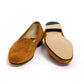 Slip-on Shoe "Suede Monk" in Calf Suede - Handmade