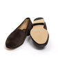 Slip-on Shoe "Suede Monk" in Calf Suede - Handmade