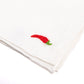 MJ Exclusive: Pocket Square "Corno Ticchettato" made of pure Linen - hand-rolled
