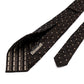 Krawatte "Pointed Deco" aus reiner Seide - Seven Fold