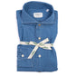 Sporthemd aus leichtem "Vintage Prewashed" Baumwoll-Denim - Linea Passion