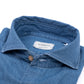 Sporthemd aus leichtem "Vintage Prewashed" Baumwoll-Denim - Linea Passion