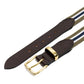 Hardy & Parson x MJ: Belt "Cornwall" made from Elastic Canvas and Saddle Leather - handmade