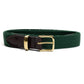 Hardy & Parson x MJ: Belt "Suffolk" made from Elastic Canvas and Saddle Leather - handmade