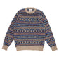 Pullover "Fairisle-Crew-Pullover" aus reiner Wolle - Original Shetland
