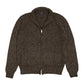 Zip-Strickjacke "Favonio Open" aus Baby-Alpaca