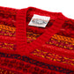 Westover "Fairisle-Vee-Slipover" aus reiner Wolle - Original Shetland