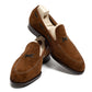 Loafer "X-Croc" made of Medium Brown Suede - pure handwork