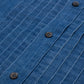 Shirt "Denim Plisse" made from Soft Cotton Denim - handmade