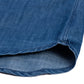 Shirt "Denim Plisse" made from Soft Cotton Denim - handmade
