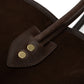 Croots x MJ: Bag "Vintage Field-Tote" made from Suede - handmade