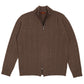 Zip-Cardigan "Cable" aus Merinowolle und Kaschmir - 3 Ply Cashmere Blend