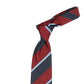 Exclusively for Michael Jondral: Tie "Regimentals" made from pure Silk - hand-rolled