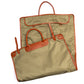 Kleidersack "New Travel-Star" aus Felisi-Nylon und Sattelleder - Handarbeit