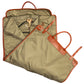 Kleidersack "New Travel-Star" aus Felisi-Nylon und Sattelleder - Handarbeit
