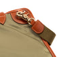 Kleidersack "New Travel-Star" aus Felisi-Nylon und Sattelleder - Handarbeit