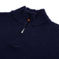 Zip-Pullover aus Merinowolle und Kaschmir - 3 Ply Cashmere Blend