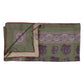 Carree-Schal "Grande Paisley Stampato" aus reiner Seide - Handrolliert
