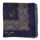 Carree-Schal "Grande Paisley Stampato" aus reiner Seide - Handrolliert