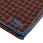 Bandana "Vintage Print - Milano 1971" aus Wolle und Seide - Handrolliert