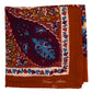 "Grande Paisley Astratto" Scarf Made of Wool and Cashmere - Hand-rolled