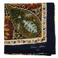 Foulard "Grande Paisley Astratto" aus Wolle & Kaschmir - Handrolliert