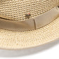 SUPERDUPER x MJ: Hat "HOBO Plain" made from Raffia Crochet Straw - handmade