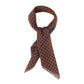 Bandana "Vintage Print - Milano 1971" aus Wolle und Seide - Handrolliert