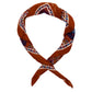 "Grande Paisley Astratto" Scarf Made of Wool and Cashmere - Hand-rolled