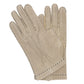 Handschuh "Offizier" aus grauem Rehleder - handgenäht
