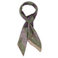 Carree-Schal "Grande Paisley Stampato" aus reiner Seide - Handrolliert