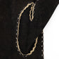 Gloves "Officer" made from Black-Brown Deerskin - hand-sewn