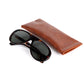 Sonnenbrille "SURF AVIATORS Tortoise" mit grünen Gläsern - Handcrafted