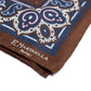 Pochette aus reiner englischer Seide - Handrolliert