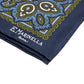 Pochette aus reiner englischer Seide - Handrolliert